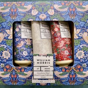 William Morris at Home Vegan Hand Cream Travel Size Strawberry Thief - 3 X 1 oz